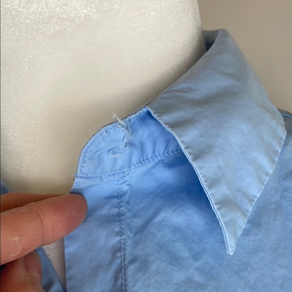 English Factory Classic Collared Shirt Dress, L - Picture 6 of 12